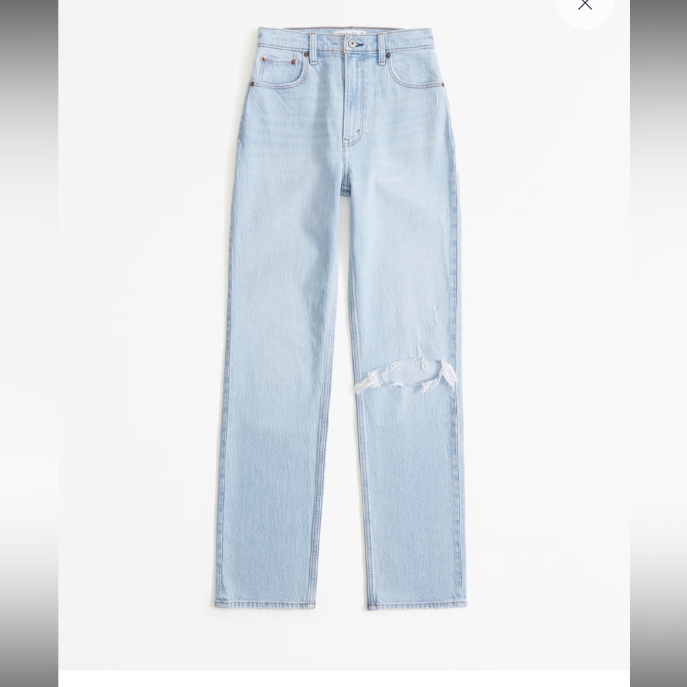Abercrombie & Fitch The 90’s Straight Ultra High Rise Jeans